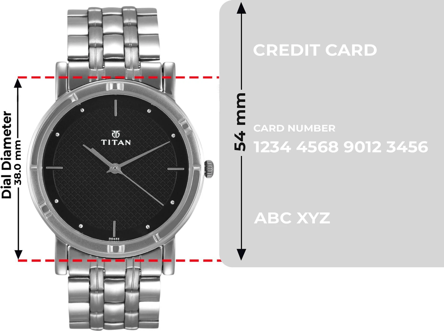 Titan Workwear Black Dial Silver StainleStainless Steels Steel Strap Analog Watch - For Men NN1639SM02 - Image 4