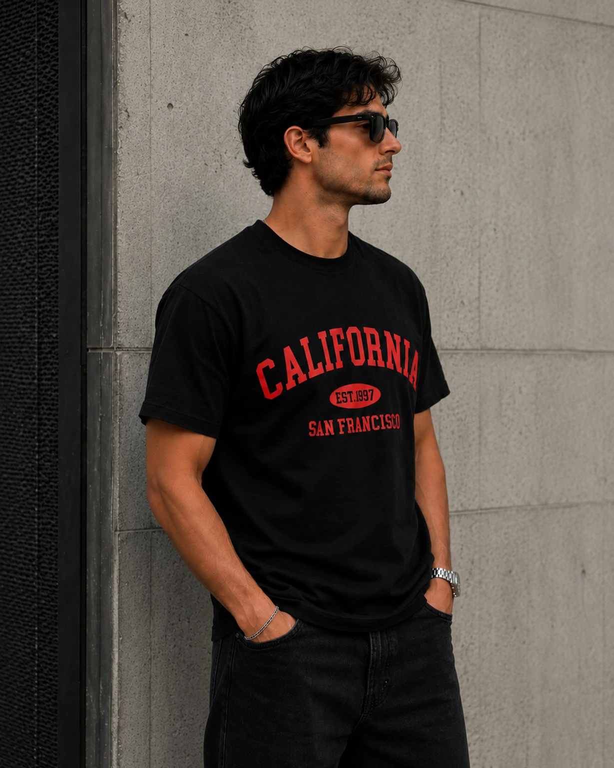 Men Typography Round Neck Cotton Blend White T-Shirt - Image 3